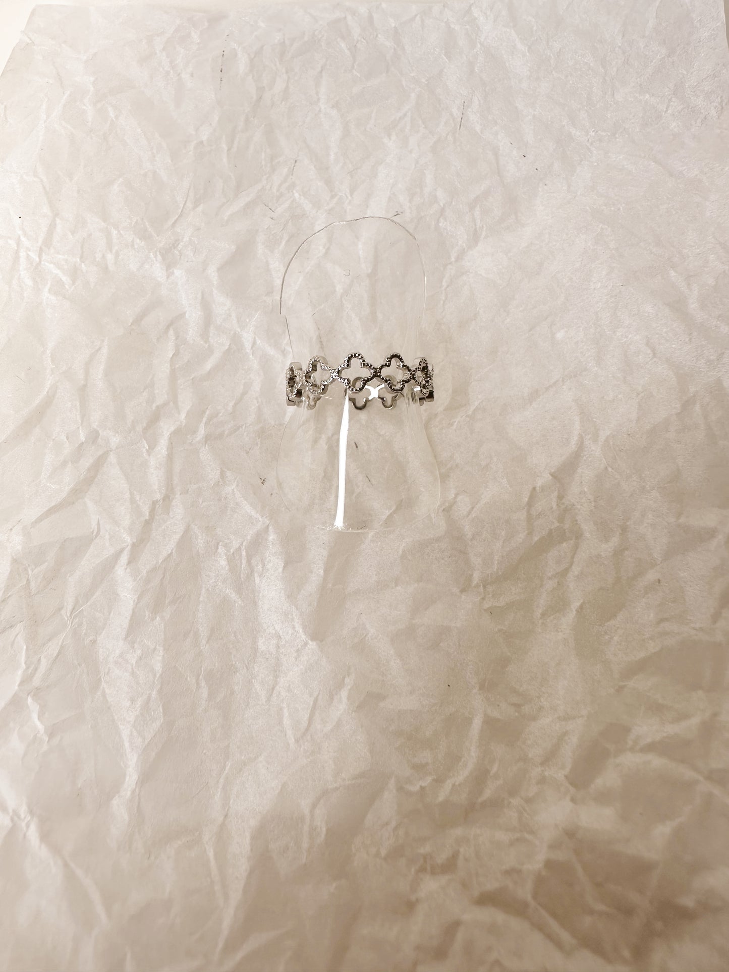 Bague trèfles
