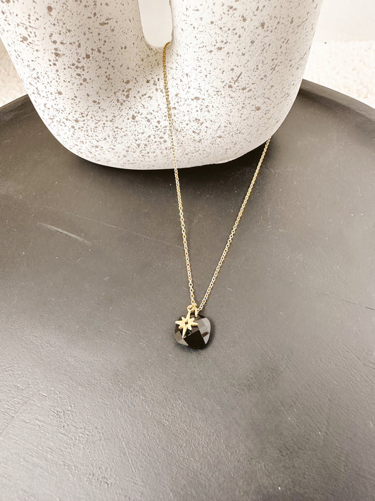 Collier étoile black